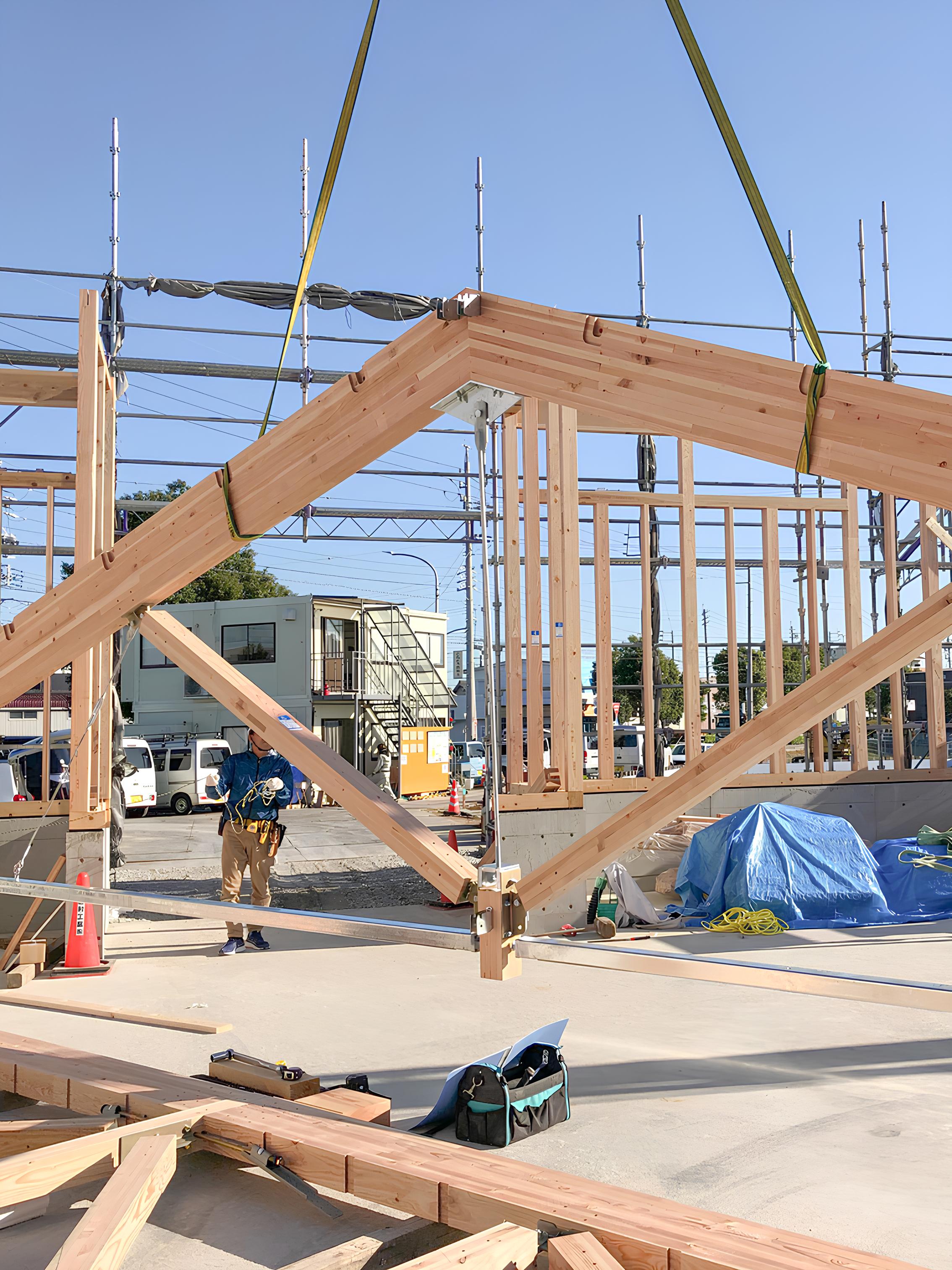 倉庫　ハイブリッドトラス