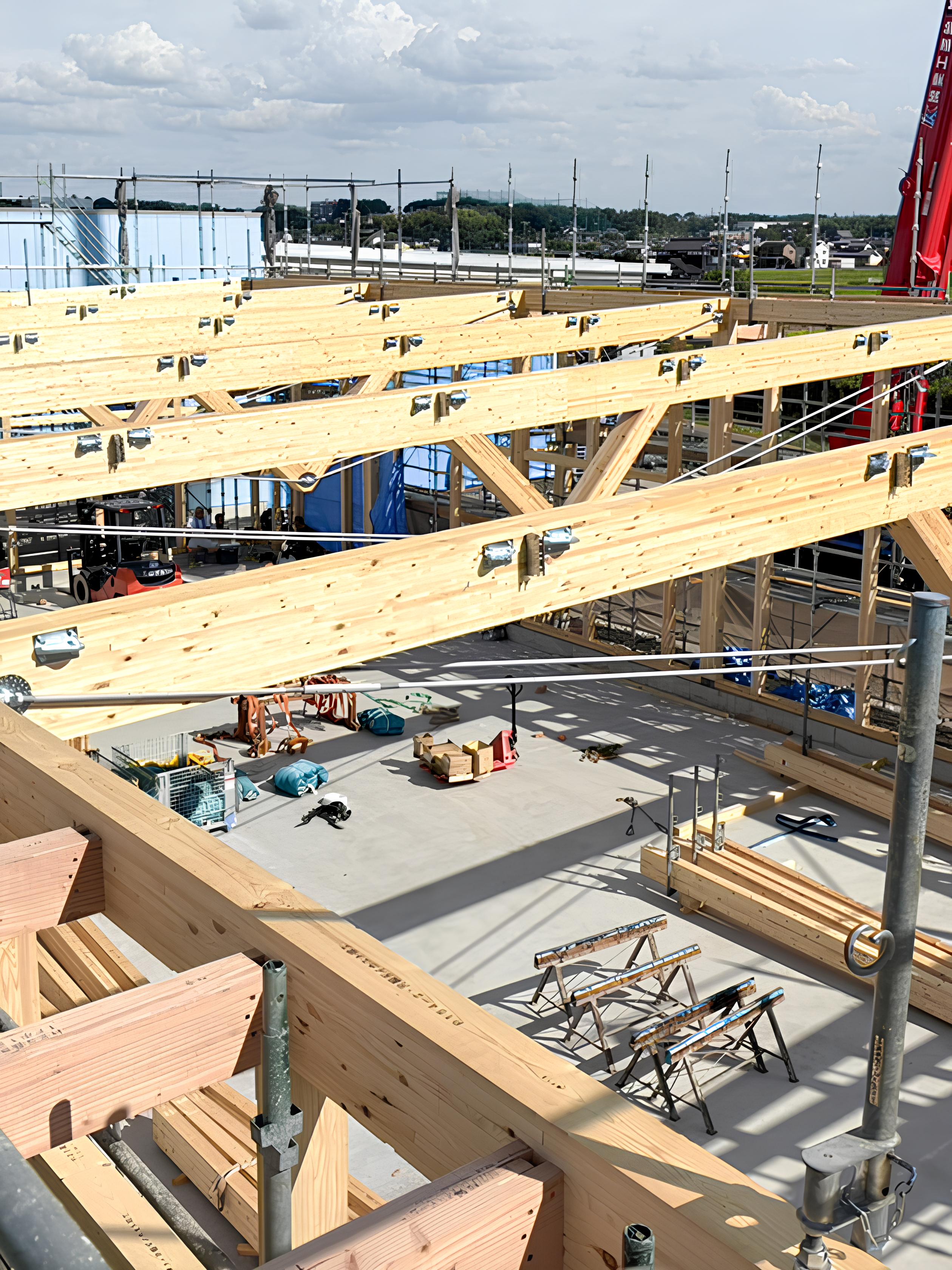 工場　張弦トラス